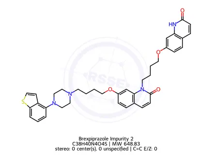 Chemical structure of Brexpiprazole Impurity J
