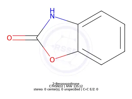 Chemical structure of 2-Benzoxazolinone