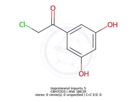 Chemical structure of Isoproterenol Impurity 5