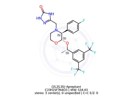 Chemical structure of Aprepitant Impurity 2