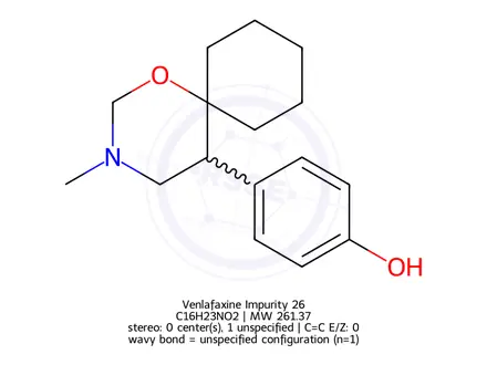 Chemical structure of Venlafaxine Impurity 26