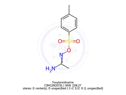 Chemical structure of Tosylamidoxime
