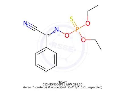 Chemical structure of Phoxim