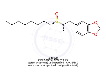Chemical structure of Sulfoxide