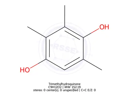 Chemical structure of Trimethylhydroquinone