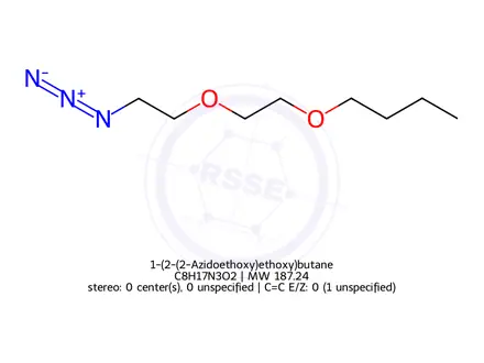 Chemical structure of 1-(2-(2-Azidoethoxy)ethoxy)butane