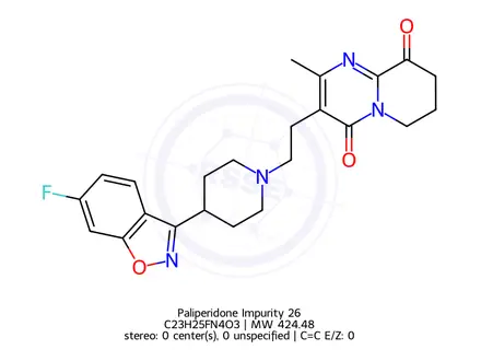Chemical structure of Paliperidone Impurity 26
