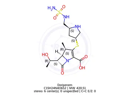 Chemical structure of Doripenem