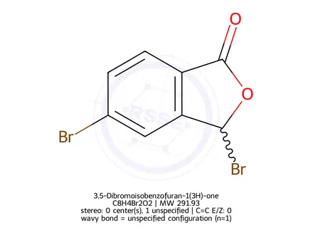 Chemical structure of 3,5-Dibromoisobenzofuran-1(3H)-one