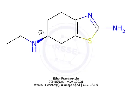 Chemical structure of Ethyl Pramipexole