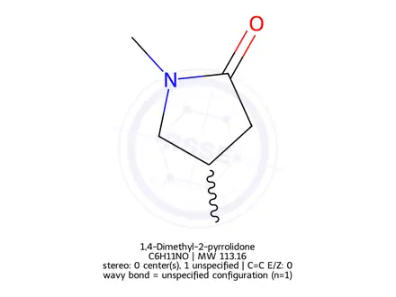 Chemical structure of 1,4-Dimethyl-2-pyrrolidone
