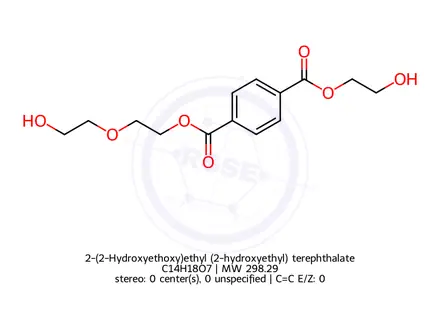 Chemical structure of 2-(2-Hydroxyethoxy)ethyl (2-hydroxyethyl) terephthalate