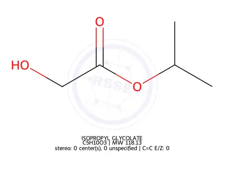 Chemical structure of ISOPROPYL GLYCOLATE