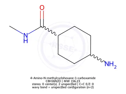 Chemical structure of 4-Amino-N-methylcyclohexane-1-carboxamide