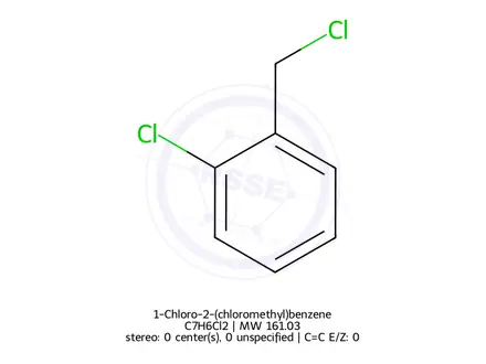 Chemical structure of 2-Chlorobenzyl Chloride