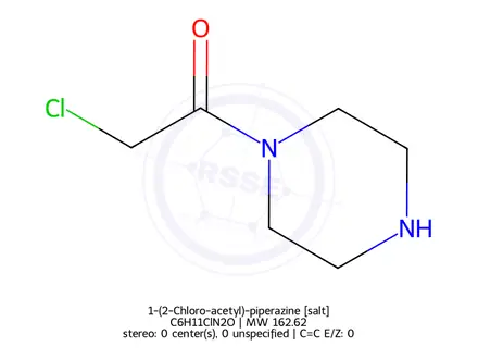 Chemical structure of 1-(2-Chloro-acetyl)-piperazine