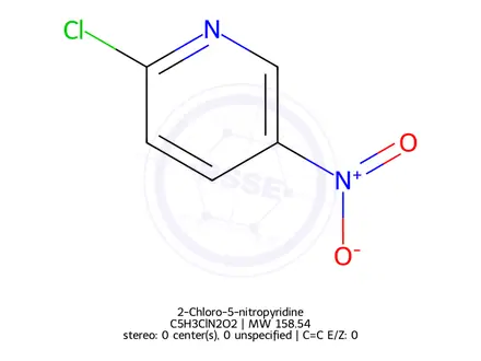 Chemical structure of 2-Chloro-5-nitropyridine