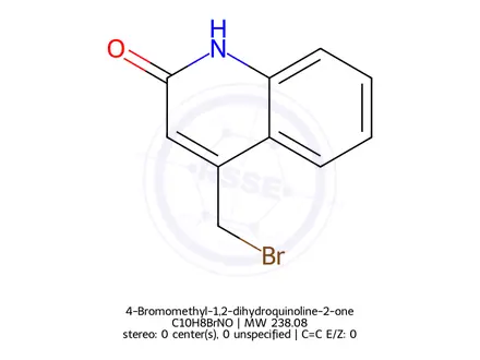 Chemical structure of 4-Bromomethyl-1,2-dihydroquinoline-2-one