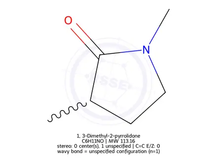 Chemical structure of 1, 3-Dimethyl-2-pyrrolidone