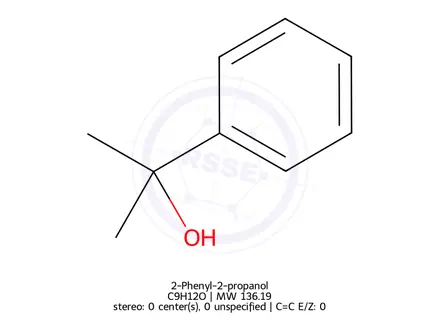 Chemical structure of 2-Phenyl-2-propanol