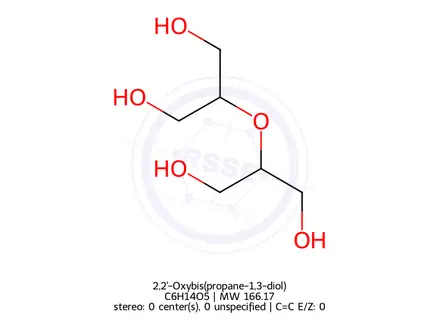 Chemical structure of 2,2'-Oxybis(propane-1,3-diol)