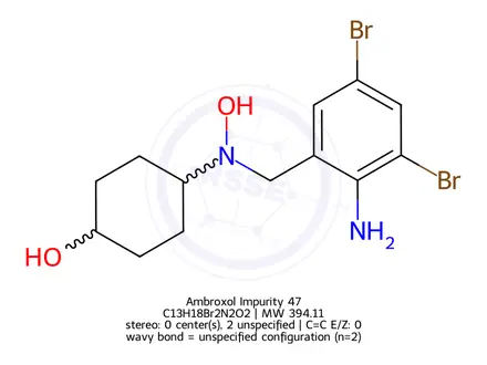 Chemical structure of Ambroxol Impurity 47
