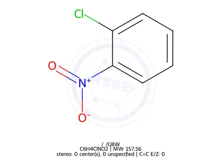 Chemical structure of 2-Chloronitrobenzene
