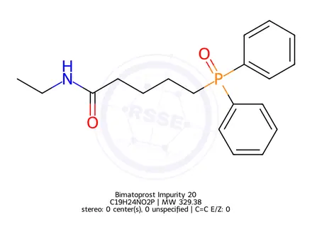 Chemical structure of Bimatoprost Impurity 20