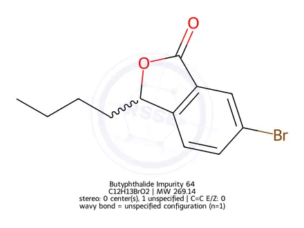 Chemical structure of Butyphthalide Impurity 64