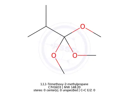 Chemical structure of 1,1,1-Trimethoxy-2-methylpropane