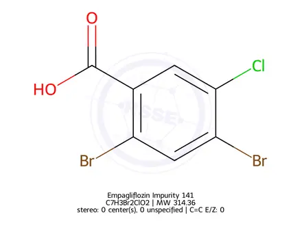 Chemical structure of Empagliflozin Impurity 141
