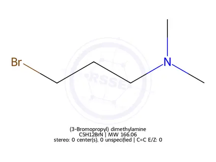 Chemical structure of (3-Bromopropyl) dimethylamine