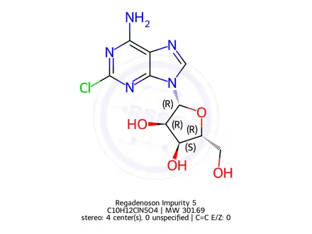 Chemical structure of Regadenoson Impurity 5