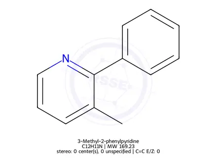 Chemical structure of 3-Methyl-2-phenylpyridine