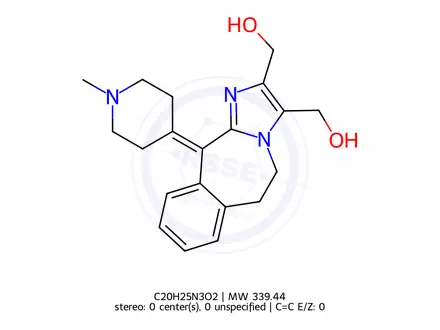 Chemical structure of Alcaftadine Impurity 5