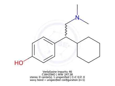 Chemical structure of Venlafaxine Impurity 46