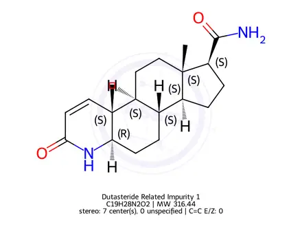 Chemical structure of Dutasteride Related Impurity 1