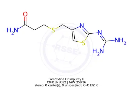 Chemical structure of Famotidine EP Impurity D