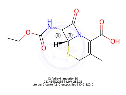 Chemical structure of Cefadroxil Impurity 10