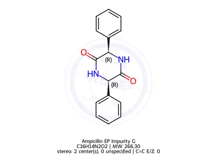Chemical structure of Ampicillin EP Impurity G