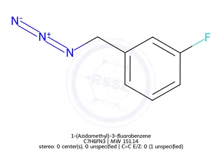 Chemical structure of 1-(Azidomethyl)-3-fluorobenzene