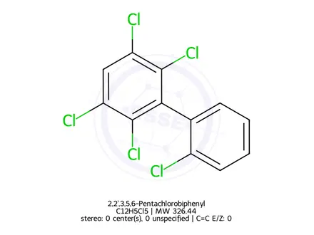 Chemical structure of 2,2',3,5,6-Pentachlorobiphenyl
