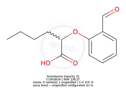 Chemical structure of Amiodarone Impurity 31