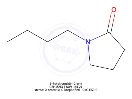 Chemical structure of 1-Butylpyrrolidin-2-one