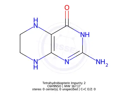 Chemical structure of Tetrahydrobiopterin Impurity 2