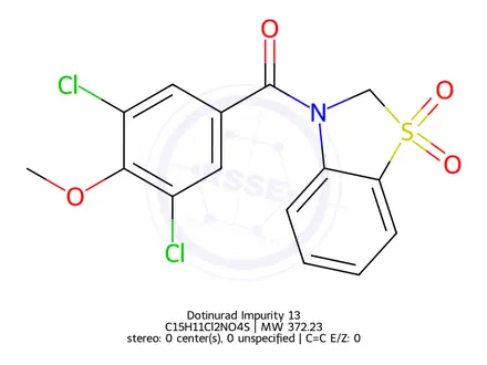 Chemical structure of Dotinurad Impurity 13