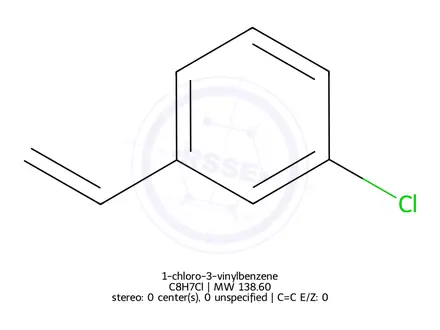 Chemical structure of 1-chloro-3-vinylbenzene