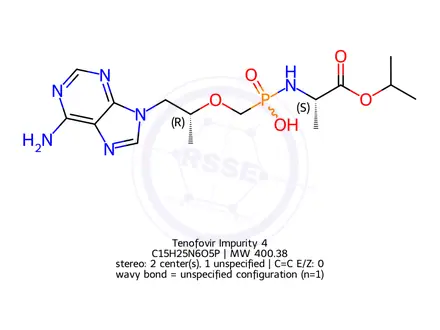 Chemical structure of Tenofovir Impurity 4