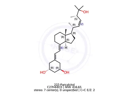 Chemical structure of 22Z-Paricalcitol