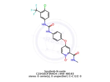 Chemical structure of Sorafenib-N-oxide